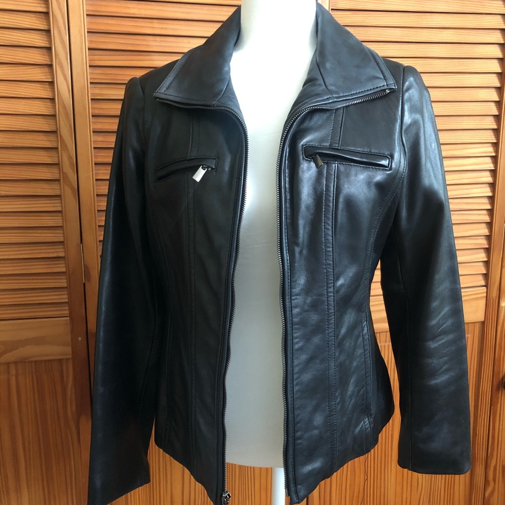 Leather jacket